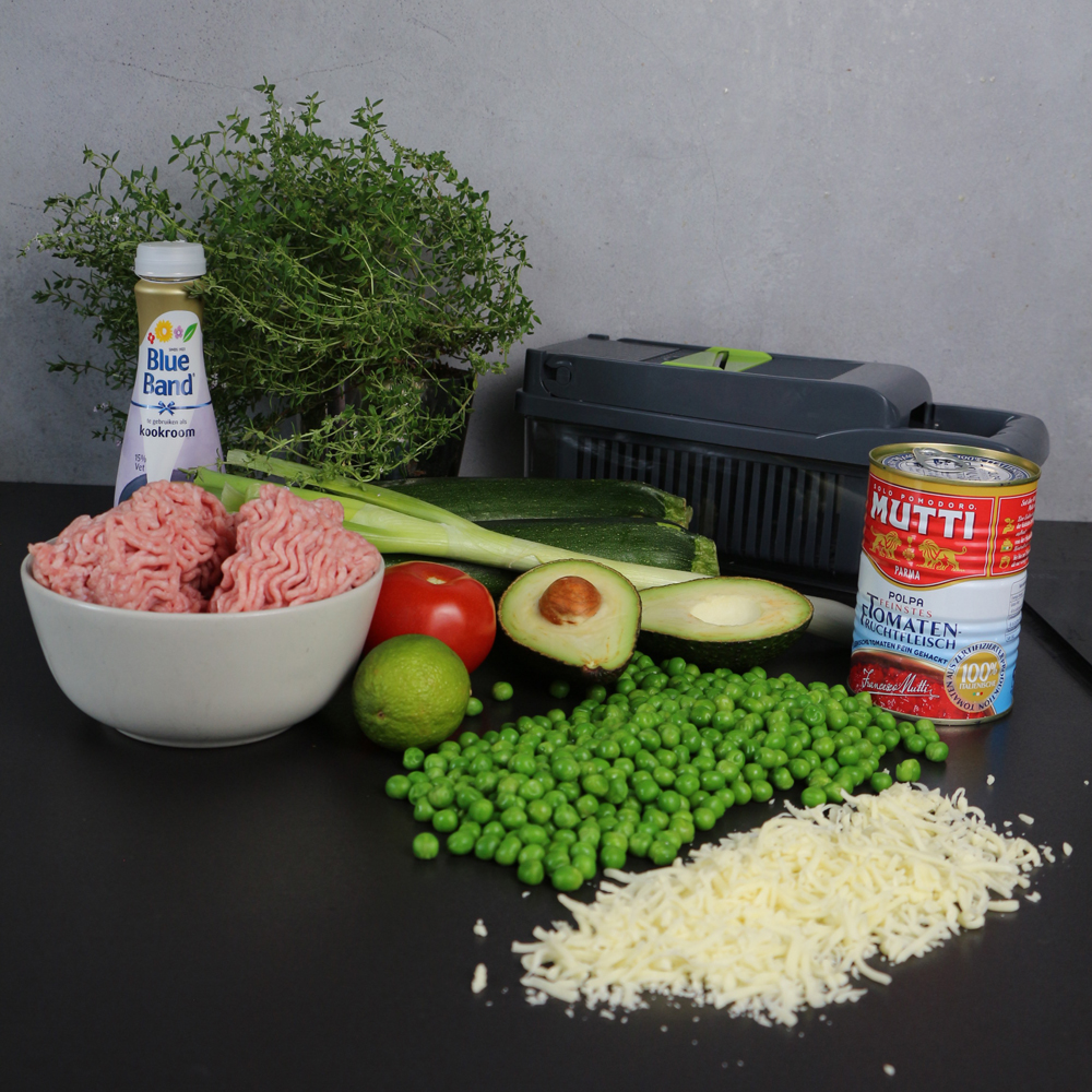 lasagne ingredienten vierkant